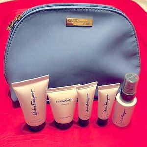 Salvatore Ferragamo Travel case and minis